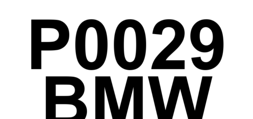 DTC P0029 BMW - Definição em inglês: Exhaust Valve Control Solenoid Circuit Range/Performance (Bank 2) Definição em Português: Válvula de Controle do Solenoide do Escape - Alcance/Desempenho (Banco 2)