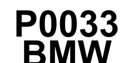 DTC P0033 BMW - Definição em inglês: Turbocharger/Supercharger Bypass Valve 'A' Control Circuit Definição em Português: Circuito de Controle da Válvula de Desvio do Turboalimentador/Superalimentador 'A'