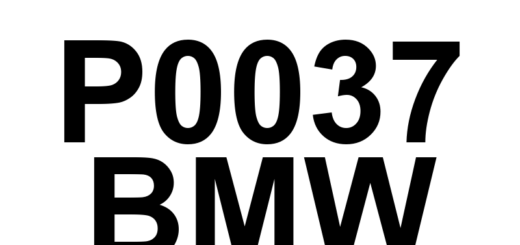 DTC P0037 BMW - Definição em inglês: HO2S Heater Control Circuit Low (Bank 1 Sensor 2) Definição em Português: Circuito de Controle do Aquecedor HO2S - Baixa Tensão (Banco 1 Sensor 2)