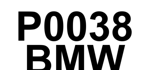 DTC P0038 BMW - Definição em inglês: HO2S Heater Control Circuit High (Bank 1 Sensor 2) Definição em Português: Circuito de Controle do Aquecedor do Sensor de Oxigênio (HO2S) - Tensão Alta (Banco 1 Sensor 2)