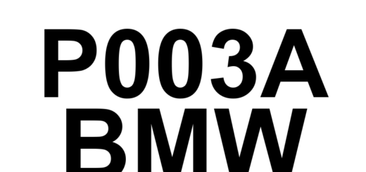 DTC P003A BMW - Definição em inglês: Turbocharger/Supercharger Boost Control 'A' Position Exceeded Learning Limit Definição em Português: Controle de Impulsão do Turbo/Supercompressor 'A' - Posição Excedeu o Limite de Aprendizado