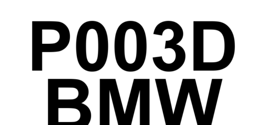 DTC P003D BMW - Definição em inglês: 'A' Camshaft Profile Control Stuck On (Bank 1) Definição em Português: Controle do Perfil do Comando de Válvulas 'A' Travado Ativado (Banco 1)