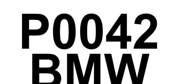 DTC P0042 BMW - Definição em inglês: HO2S Heater Control Circuit (Bank 1 Sensor 3) Definição em Português: Circuito de Controle do Aquecedor HO2S - Problema detectado (Banco 1 Sensor 3)