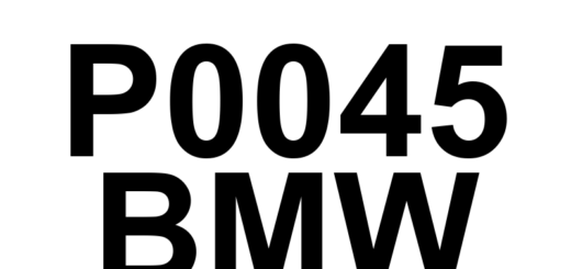 DTC P0045 BMW - Definição em inglês: Turbocharger/Supercharger Boost Control 'A' Circuit/Open Definição em Português: Controle de Boost do Turbo/Supercompressor 'A' - Circuito Aberto