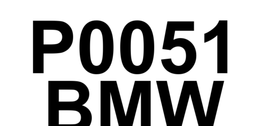 DTC P0051 BMW - Definição em inglês: HO2S Heater Control Circuit Low (Bank 2 Sensor 1) Definição em Português: (Circuito de controle do aquecedor do HO2S - Baixa voltagem (Banco 2 Sensor 1))