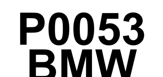 DTC P0053 BMW - Definição em inglês: HO2S Heater Resistance (Bank 1 Sensor 1) Definição em Português: Resistência do Aquecedor da HO2S - Problema Detectado (Banco 1 Sensor 1)