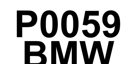 DTC P0059 BMW - Definição em inglês: HO2S Heater Resistance (Bank 2 Sensor 1) Definição em Português: Resistência do Aquecedor HO2S - Problema Detectado (Banco 2 Sensor 1)