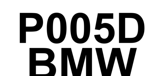 DTC P005D BMW - Definição em inglês: 'B' Camshaft Profile Control Stuck On (Bank 2) Definição em Português: Controle do Perfil do Comando de Válvulas 'B' Travado Ligado (Banco 2)