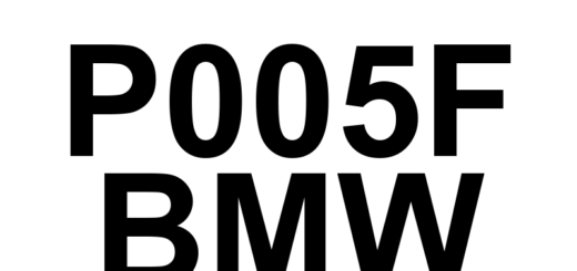 DTC P005F BMW - Definição em inglês: Turbocharger/Supercharger Boost Control 'B' Supply Voltage Circuit High Definição em Português: Circuito de Tensão de Alimentação do Controle de Impulso do Turbo/Supercompressor 'B' - Tensão Alta