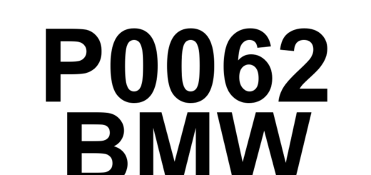 DTC P0062 BMW - Definição em inglês: HO2S Heater Control Circuit (Bank 2 Sensor 3) Definição em Português: Circuito de Controle do Aquecedor do Sensor de Oxigênio (Banco 2 Sensor 3)