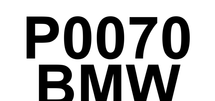 DTC P0070 BMW - Definição em inglês: Ambient Air Temperature Sensor Circuit 'A' Definição em Português: Sensor de Temperatura do Ar Ambiente - Circuito 'A'