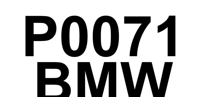 DTC P0071 BMW - Definição em inglês: Ambient Air Temperature Sensor Circuit 'A' Range/Performance Definição em Português: Circuito do Sensor de Temperatura do Ar Ambiente 'A' - Faixa/Desempenho