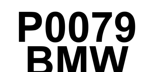 DTC P0079 BMW - Definição em inglês: Exhaust Valve Control Solenoid Circuit Low (Bank 1) Definição em Português: Circuito do Solenoide de Controle da Válvula de Escape - Baixo (Banco 1)