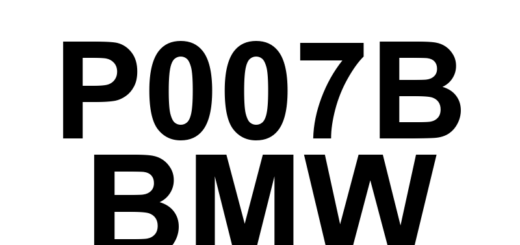 DTC P007B BMW - Definição em inglês: Charge Air Cooler Temperature Sensor Circuit Range/Performance (Bank 1) Definição em Português: Sensor de temperatura do resfriador de ar de carga - Faixa/desempenho do circuito (Banco 1)