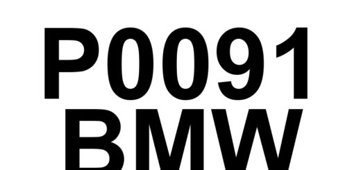 DTC P0091 BMW - Definição em inglês: Fuel Pressure Regulator 1 Control Circuit Low Definição em Português: Circuito de Controle do Regulador de Pressão de Combustível 1 - Baixo