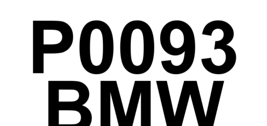 DTC P0093 BMW - Definição em inglês: Fuel System Leak Detected - Large Leak Definição em Português: Sistema de Combustível - Vazamento Detectado (Vazamento Grande)