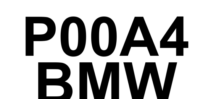 DTC P00A4 BMW - Definição em inglês: Charge Air Cooler Temperature Sensor Circuit Intermittent/Erratic (Bank 2) Definição em Português: Circuito do Sensor de Temperatura do Intercooler - Intermitente/Inconsistente (Banco 2)