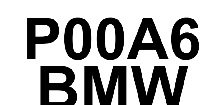 DTC P00A6 BMW - Definição em inglês: Intake Air Temperature Sensor 2 Circuit Range/Performance (Bank 2) Definição em Português: Sensor de Temperatura do Ar de Admissão 2 - Faixa/Desempenho do Circuito (Banco 2)