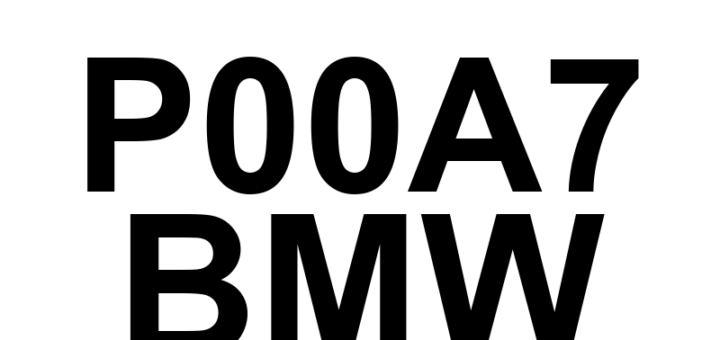 DTC P00A7 BMW - Definição em inglês: Intake Air Temperature Sensor 2 Circuit Low (Bank 2) Definição em Português: Sensor de Temperatura do Ar de Admissão 2 - Circuito Baixo (Banco 2)