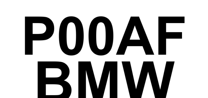 DTC P00AF BMW - Definição em inglês: Turbocharger/Supercharger Boost Control 'A' Module Performance Definição em Português: Módulo de Controle de Impulso do Turbo/Supercompressor 'A' - Desempenho Insatisfatório
