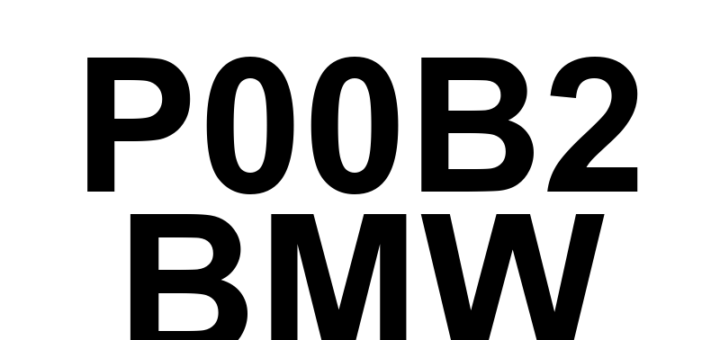 DTC P00B2 BMW - Definição em inglês: Radiator Coolant Temperature Sensor Circuit Range/Performance Definição em Português: Sensor de Temperatura do Líquido do Radiador - Faixa/Desempenho do Circuito