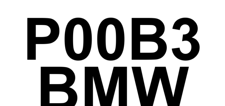 DTC P00B3 BMW - Definição em inglês: Radiator Coolant Temperature Sensor Circuit Low Definição em Português: Circuito do Sensor de Temperatura do Líquido do Radiador - Baixa Tensão