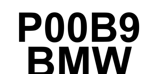 DTC P00B9 BMW - Definição em inglês: Low Pressure Fuel System Pressure - Too Low, Low Ambient Temperature Definição em Português: Sistema de Combustível de Baixa Pressão - Pressão Muito Baixa, Temperatura Ambiente Baixa