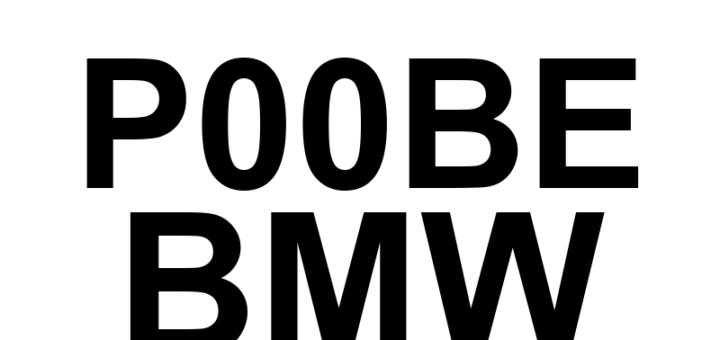 DTC P00BE BMW - Definição em inglês: Mass or Volume Air Flow 'B' Circuit Range/Performance - Air Flow Too Low Definição em Português: Circuito do Fluxo de Ar em Massa ou Volume 'B' - Desempenho/Intervalo: Fluxo de Ar Muito Baixo