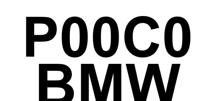 DTC P00C0 BMW - Definição em inglês: Turbocharger/Supercharger Bypass Valve 'B' Control Circuit Definição em Português: Circuito de Controle da Válvula de Desvio do Turbo/Supercharger 'B'