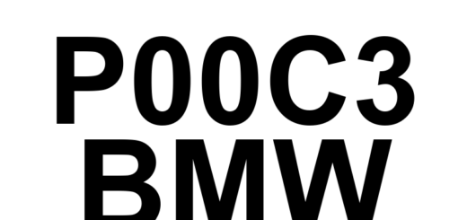 DTC P00C3 BMW - Definição em inglês: Turbocharger/Supercharger Bypass Valve 'B' Control Circuit Range/Performance Definição em Português: Válvula de desvio do turbocompressor/supercompressor 'B' - Faixa/desempenho do circuito de controle