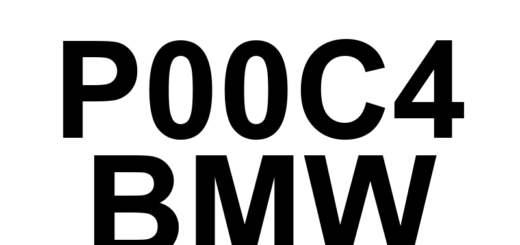 DTC P00C4 BMW - Definição em inglês: Turbocharger/Supercharger Bypass Valve 'B' - Mechanical Definição em Português: Válvula de desvio do turbocompressor/supercompressor 'B' - Problema mecânico