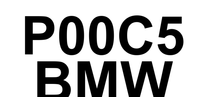 DTC P00C5 BMW - Definição em inglês: Turbocharger/Supercharger 'B' Turbine Overspeed Definição em Português: Turbocompressor/Supercompressor 'B' - Turbina em Velocidade Excedida