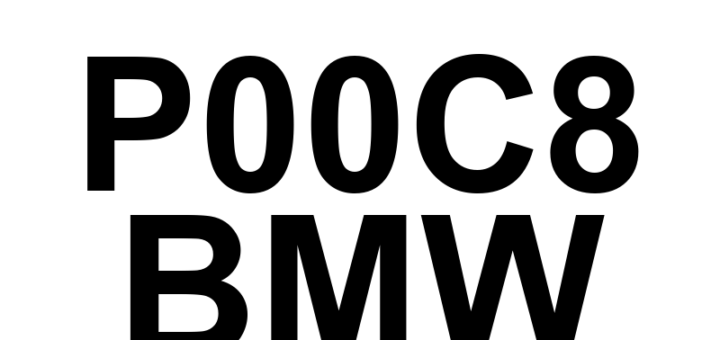 DTC P00C8 BMW - Definição em inglês: Fuel Pressure Regulator Solenoid Supply Voltage Control Circuit/Open Definição em Português: Solenoide do Regulador de Pressão de Combustível - Circuito de Controle de Tensão de Alimentação Aberto/Com Problema