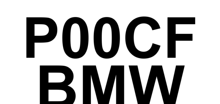 DTC P00CF BMW - Definição em inglês: Barometric Pressure - Turbocharger/Supercharger Boost Sensor 'A' Correlation Definição em Português: Pressão Barométrica - Correlação do Sensor de Pressão de Boost do Turbo/Supercharger 'A'