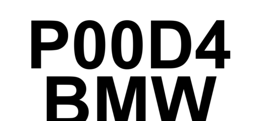 DTC P00D4 BMW - Definição em inglês: HO2S Heater Control Circuit Range/Performance, Bank 2 Sensor 2 Definição em Português: Circuito de Controle do Aquecedor do Sensor de Oxigênio - Desempenho fora da faixa (Banco 2, Sensor 2)