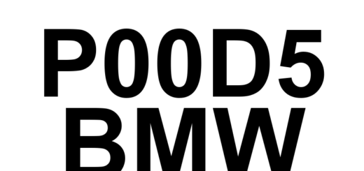 DTC P00D5 BMW - Definição em inglês: HO2S Sensor Correlation Bank 1 Sensor 1/Bank 1 Sensor 2 Definição em Português: Correlação dos sensores de oxigênio HO2S - Incompatibilidade entre Sensor 1 e Sensor 2 (Banco 1)