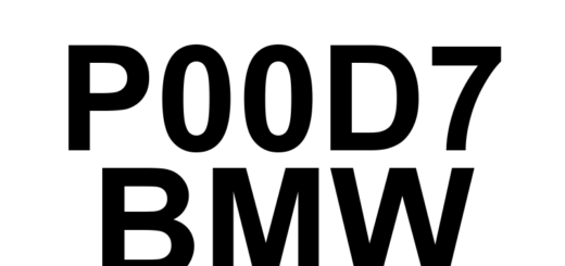 DTC P00D7 BMW - Definição em inglês: Turbocharger/Supercharger Bypass Valve 'A' Temperature Too High Definição em Português: Válvula de Bypass do Turbo/Superalimentador 'A' - Temperatura Muito Alta