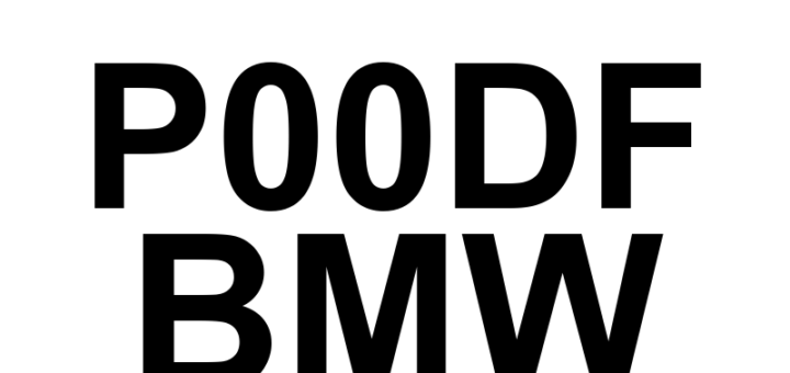 DTC P00DF BMW - Definição em inglês: Charge Air Cooler Coolant Temperature Sensor 'A' Circuit Range/Performance Definição em Português: Sensor de Temperatura do Líquido de Arrefecimento do Intercooler - Desempenho/Faixa do Circuito (Sensor 'A')