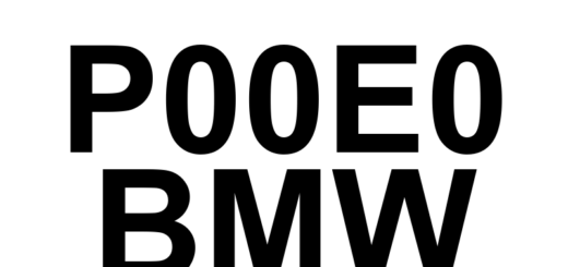 DTC P00E0 BMW - Definição em inglês: Charge Air Cooler Coolant Temperature Sensor 'A' Circuit Low Definição em Português: Sensor de Temperatura do Refrigerante do Intercooler - Circuito Baixo (A).