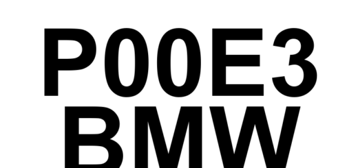 DTC P00E3 BMW - Definição em inglês: Exhaust Heat Exchanger Exhaust Bypass Valve Stuck Open Definição em Português: Válvula de Derivação do Trocador de Calor do Escape - Travada Aberta
