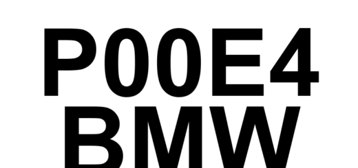DTC P00E4 BMW - Definição em inglês: Exhaust Heat Exchanger Exhaust Bypass Valve Stuck Closed Definição em Português: Válvula de Desvio do Trocador de Calor do Escapamento - Travada Fechada