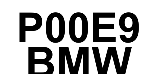 DTC P00E9 BMW - Definição em inglês: Intake Air Temperature Sensor 3 Circuit Range/Performance (Bank 1) Definição em Português: Sensor de Temperatura do Ar de Admissão 3 - Alcance/Desempenho do Circuito (Banco 1)