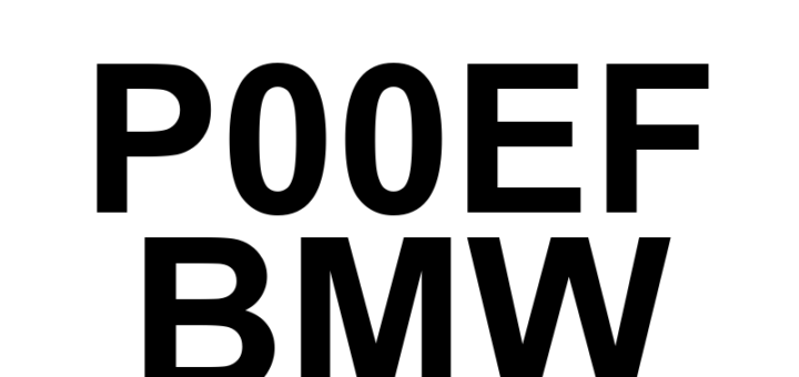 DTC P00EF BMW - Definição em inglês: Intake Air Temperature Sensor 3 Circuit Low (Bank 2) Definição em Português: Sensor de Temperatura do Ar de Admissão 3 - Circuito Baixo (Banco 2)