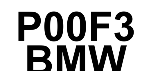 DTC P00F3 BMW - Definição em inglês: Humidity Sensor Circuit Range/Performance Definição em Português: Circuito do Sensor de Umidade - Faixa/Desempenho