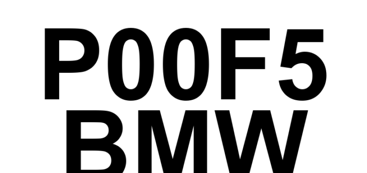 DTC P00F5 BMW - Definição em inglês: Humidity Sensor Circuit High Definição em Português: Circuito do Sensor de Umidade - Alta Tensão