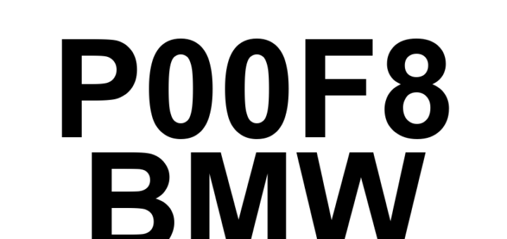 DTC P00F8 BMW - Definição em inglês: Turbocharger Outlet Pressure Sensor 'A' Circuit Definição em Português: Sensor de Pressão de Saída do Turbo - Circuito 'A'