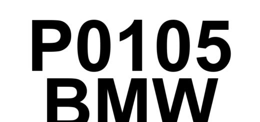 DTC P0105 BMW - Definição em inglês: Manifold Absolute Pressure/Barometric Pressure Sensor Circuit Definição em Português: Circuito do Sensor de Pressão Absoluta do Coletor/Pressão Barométrica