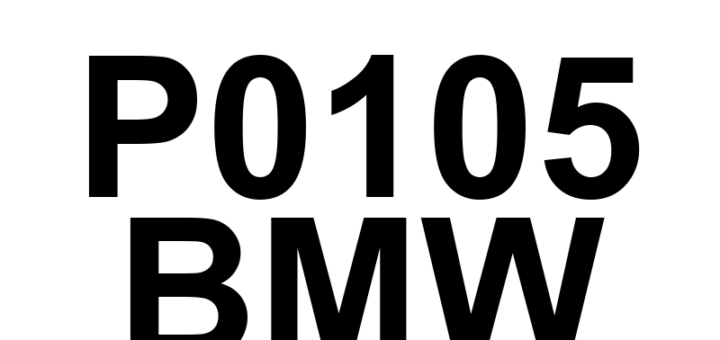 DTC P0105 BMW - Definição em inglês: Manifold Absolute Pressure/Barometric Pressure Sensor Circuit Definição em Português: Circuito do Sensor de Pressão Absoluta do Coletor/Pressão Barométrica