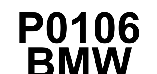 DTC P0106 BMW - Definição em inglês: Manifold Absolute Pressure/Barometric Pressure Sensor Circuit Range/Performance Definição em Português: Circuito do Sensor de Pressão Absoluta do Coletor/Pressão Barométrica - Faixa/Desempenho