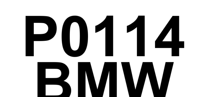 DTC P0114 BMW - Definição em inglês: Intake Air Temperature Sensor 1 Circuit Intermittent (Bank 1) Definição em Português: Sensor de Temperatura do Ar de Admissão 1 - Circuito Intermitente (Banco 1)